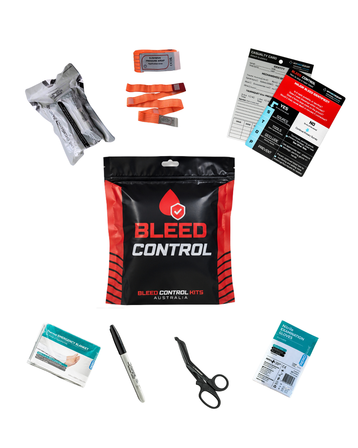 Wall-Mounted Bleed Control Cabinet — Public Access Bystander Kit