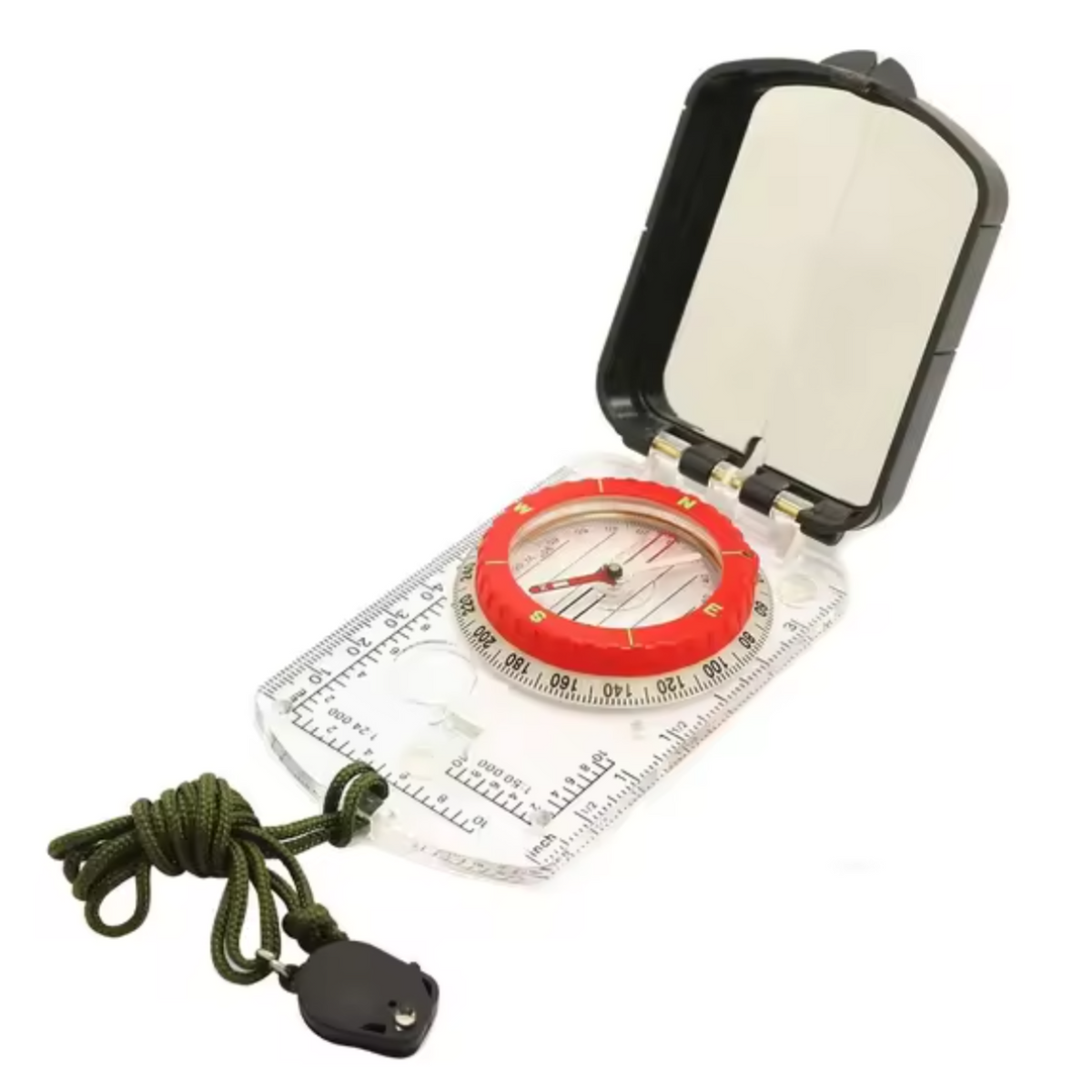 Baseplate Compass with Mirror and LED Base | MyMedEquip