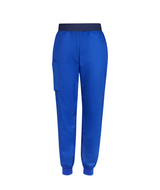 Womens Riley Slim Leg Jogger Scrub Pant - Electric Blue