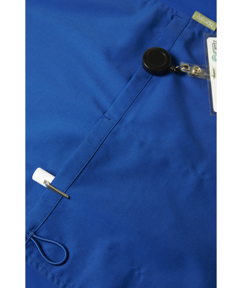 Womens Riley Stretch Scrub Top - Electric Blue