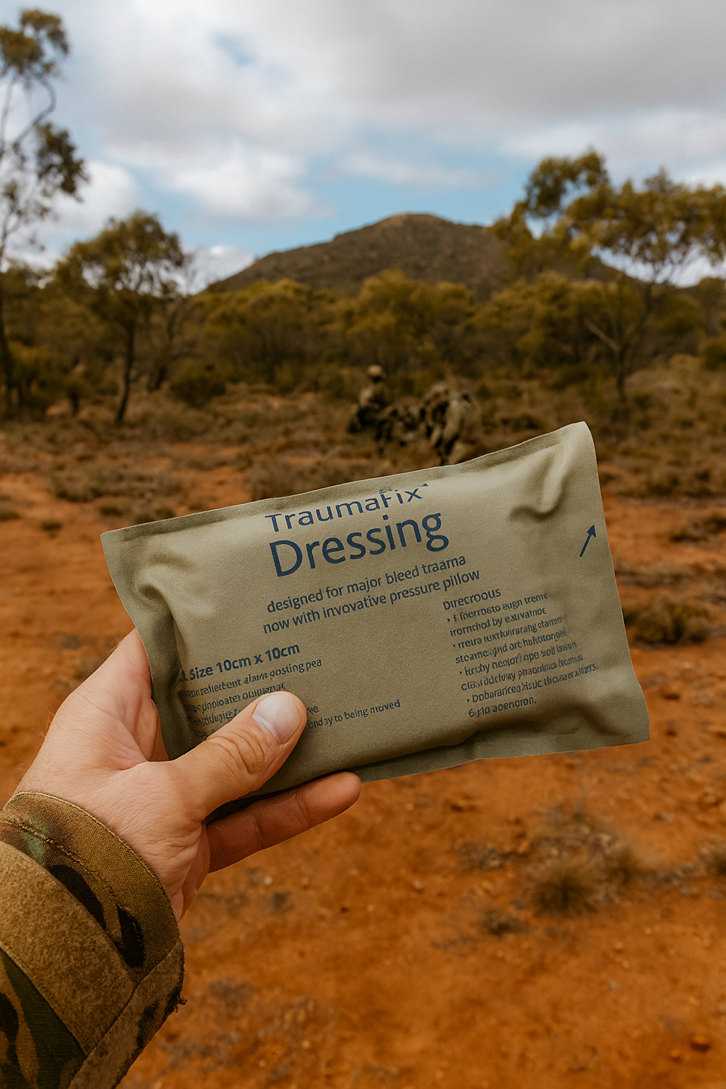 TraumaFix Military Field Dressing - 10cm x 19cm