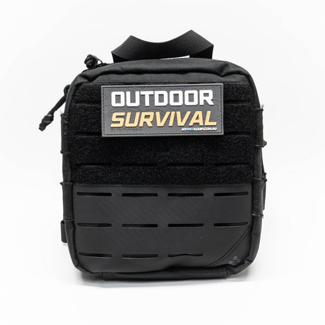 Black Survival Kit with pvc patch by Ky Furneaux