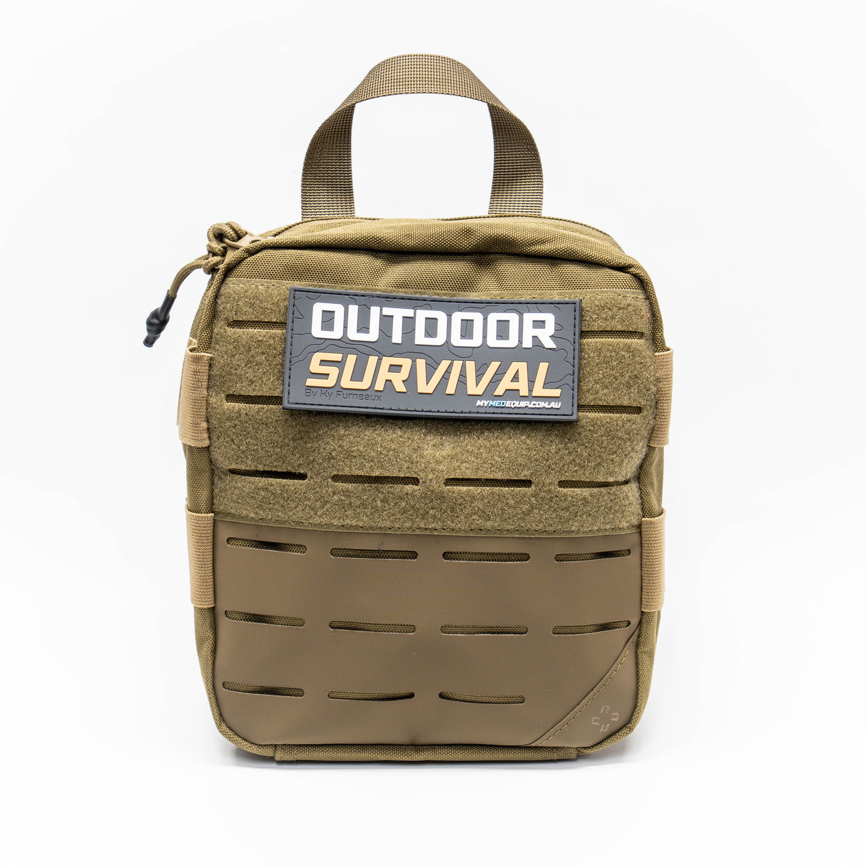 Tan Brown Survival Kit with PVC Patch by Ky Furneaux