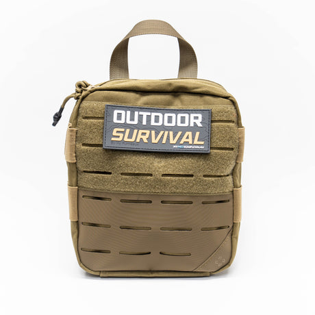 Tan Brown Survival Kit with PVC Patch by Ky Furneaux