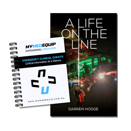 Essential Paramedic Books: Clinical Cheats Pocket Book & A Life On The Line by Darren Hodge