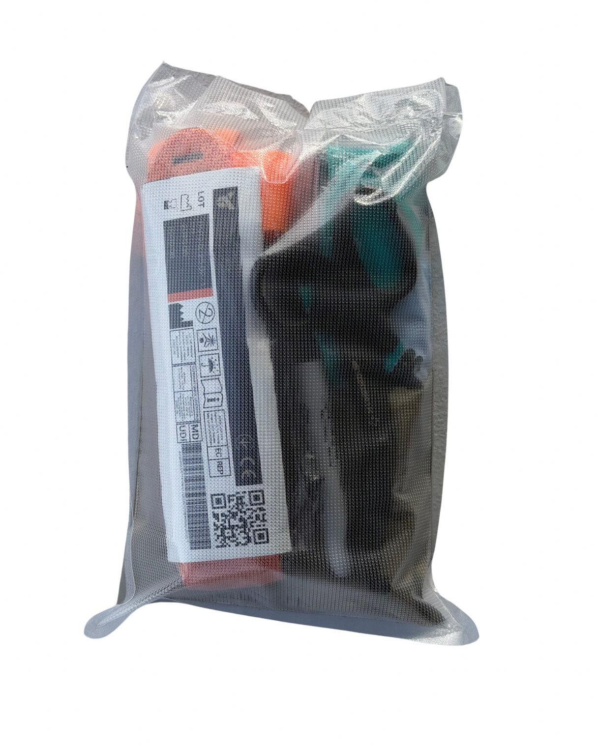 TraumaFix IFAK Refill contents laid out, tourniquet, chest seals, gauze and dressing