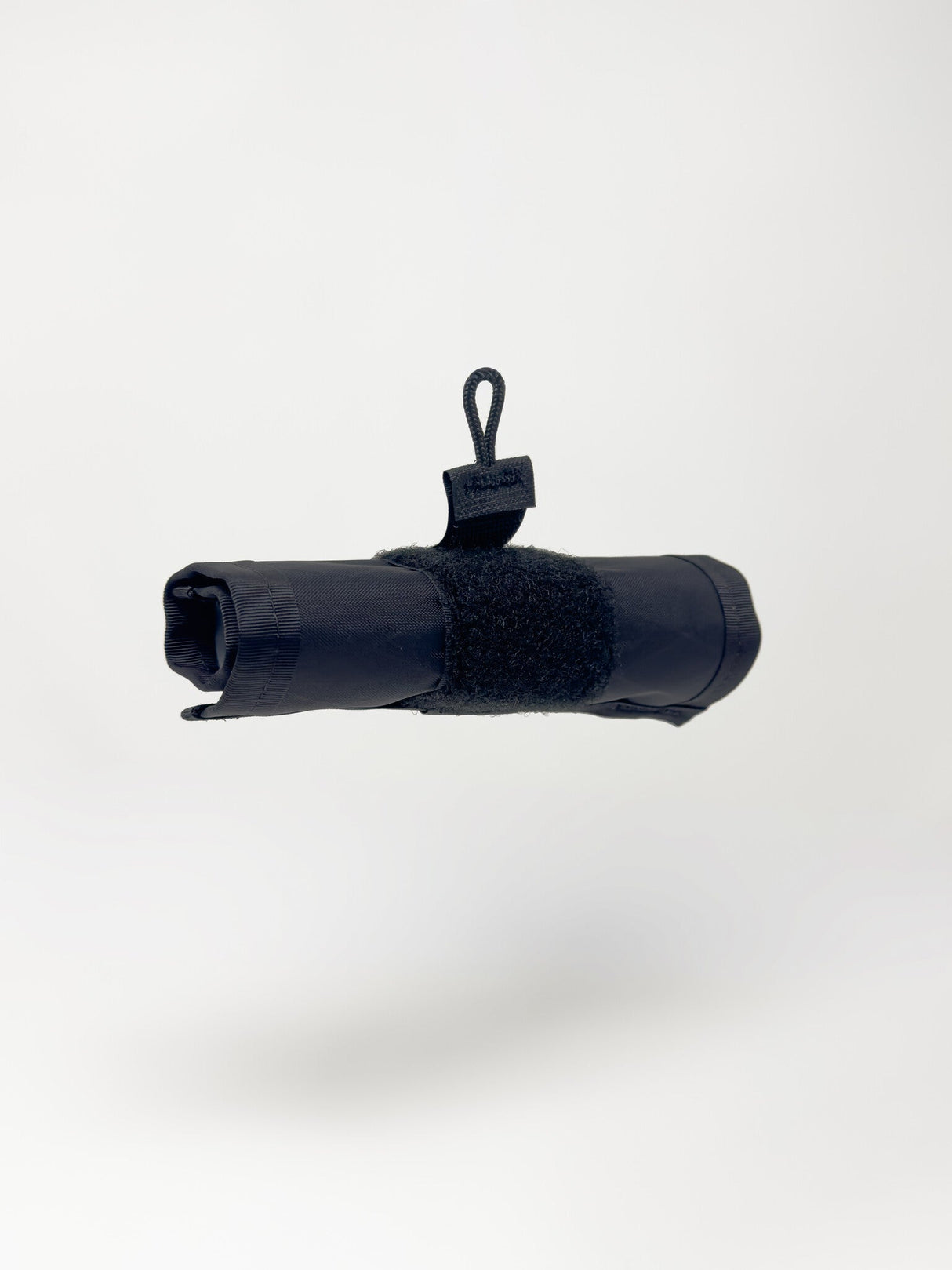 MED Roll compact medical organiser rolled and closed with Velcro strap.