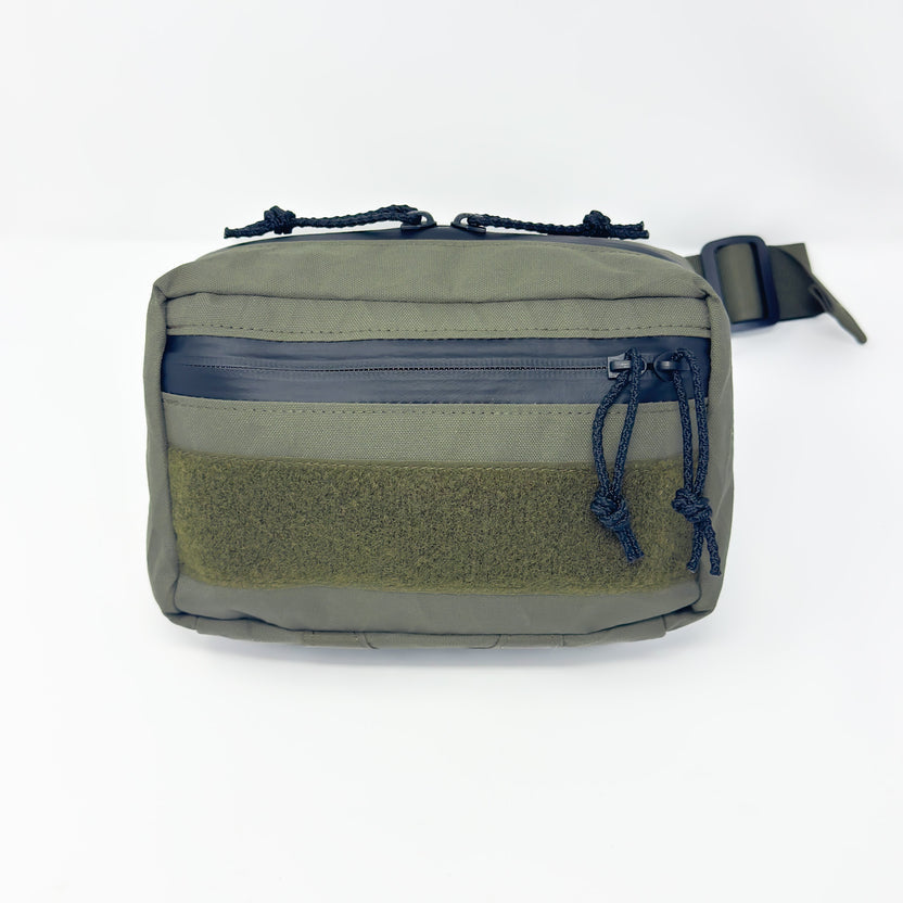 Blue Tide Innovations Medical Fanny Pack front view in X50 X-Pac fabric