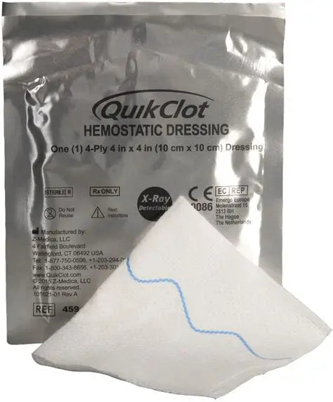 QuikClot 10x10cm Haemostatic Dressing