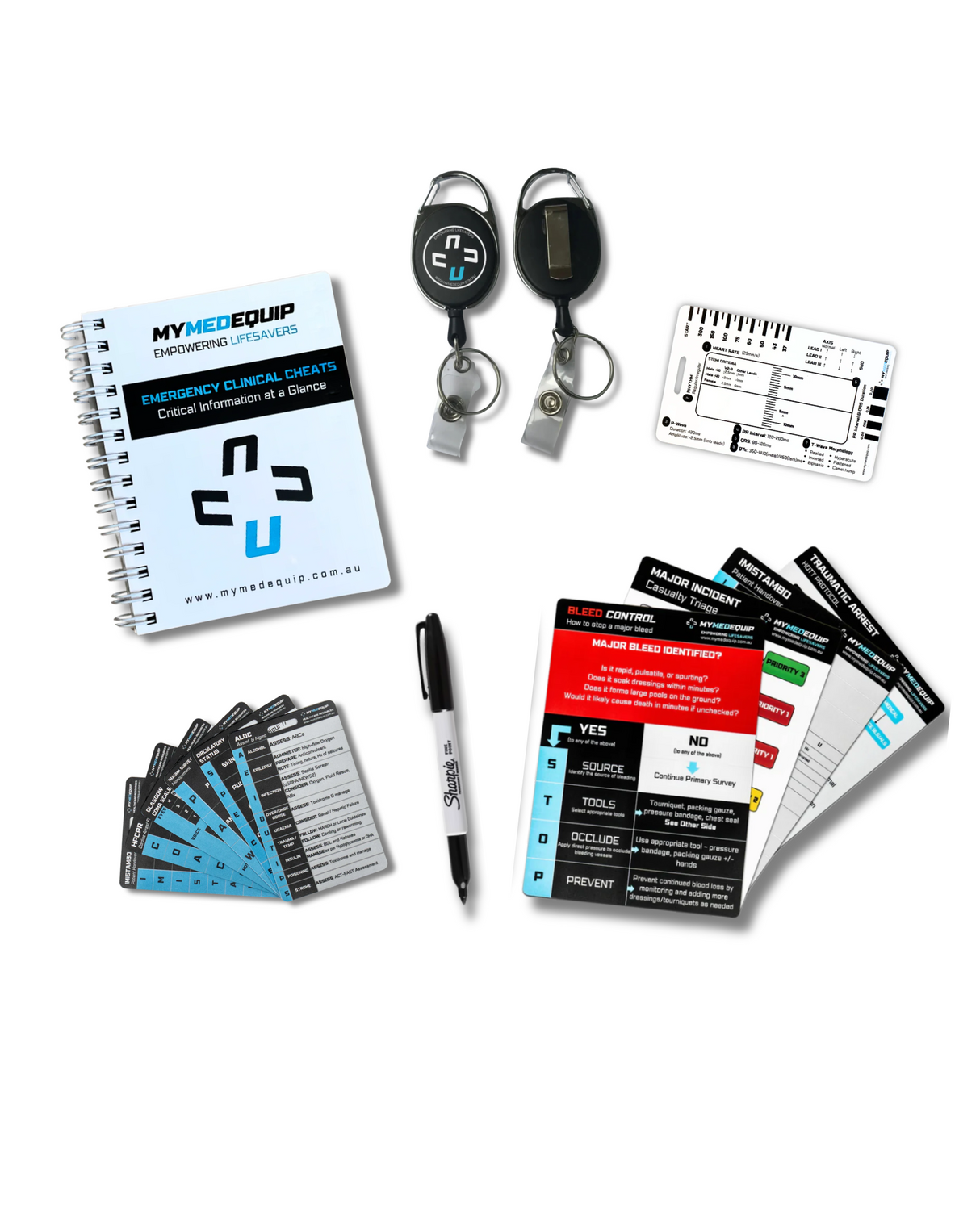 Paramedic Clinical Reference Cards & Paramedic Pocket Book Bundle