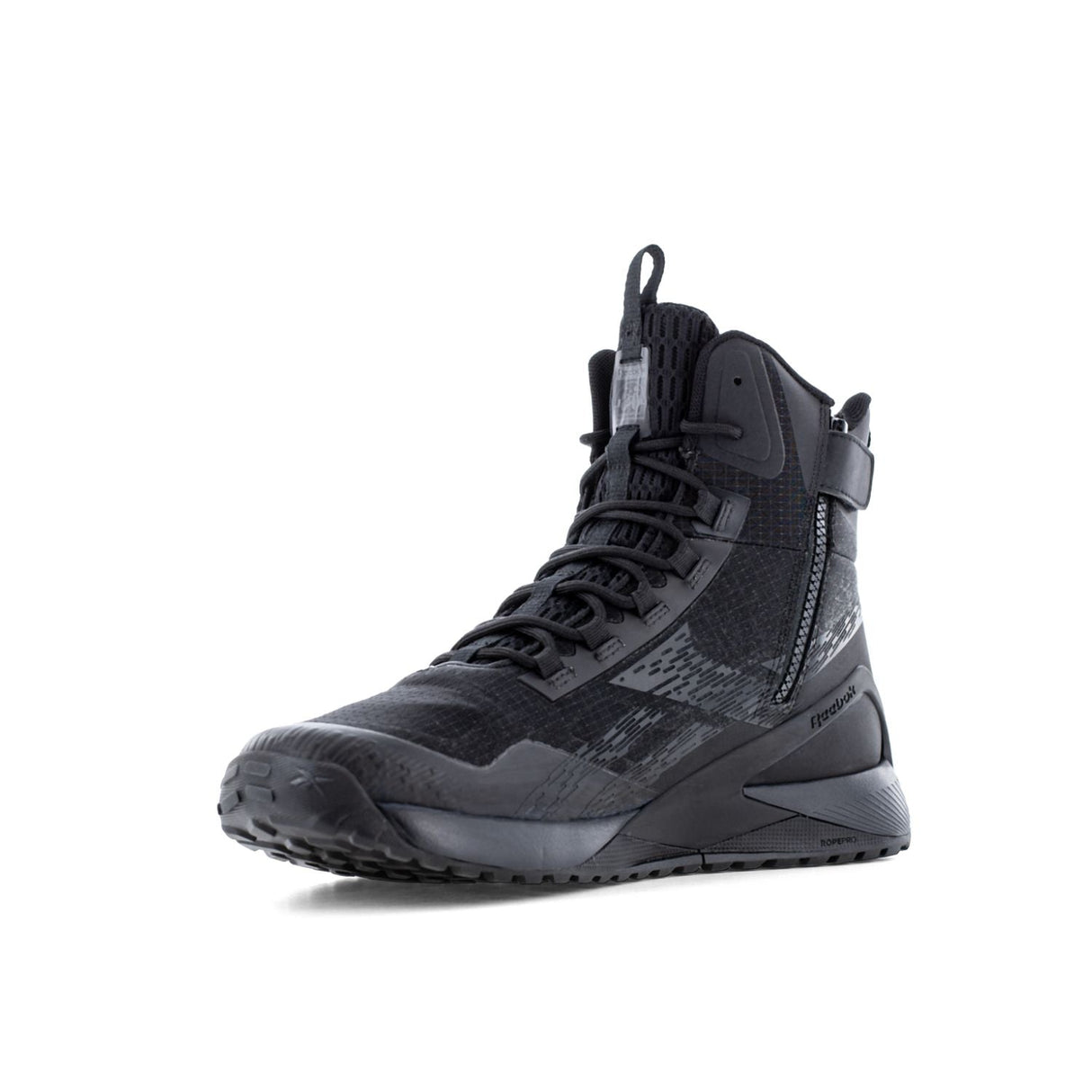 Reebok - Nano X1 Adventure Men's 6" Tactical Boot with Side Zipper - Black