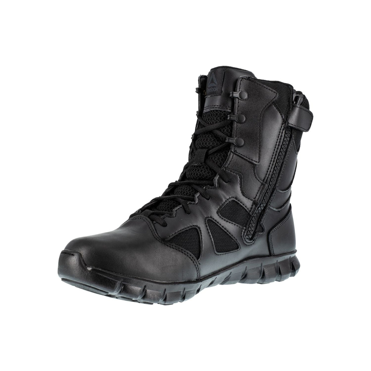 Reebok - Sublite Cushion Women's 8" Tactical Waterproof Boot with Side Zipper - Black