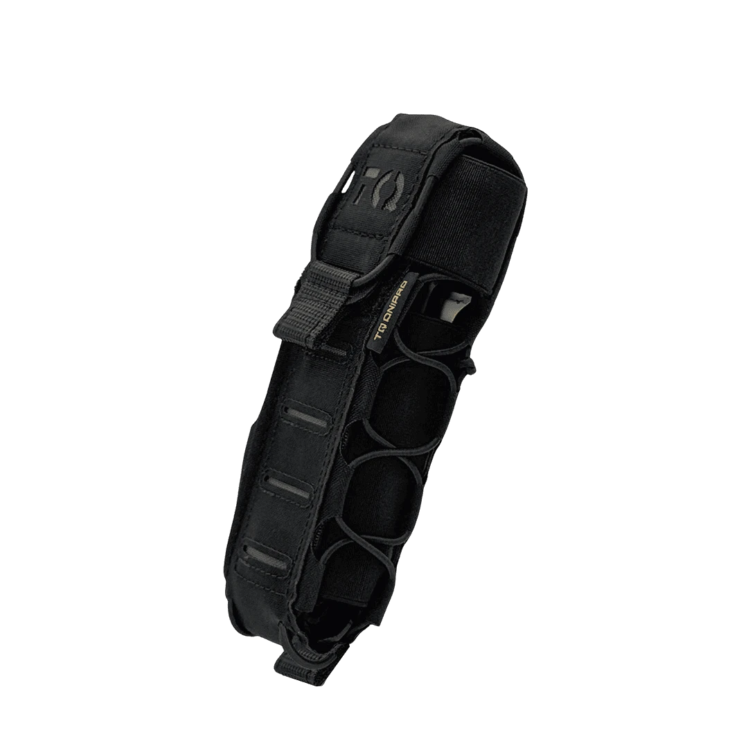 DNIPRO Black tactical tourniquet pouch on a white background