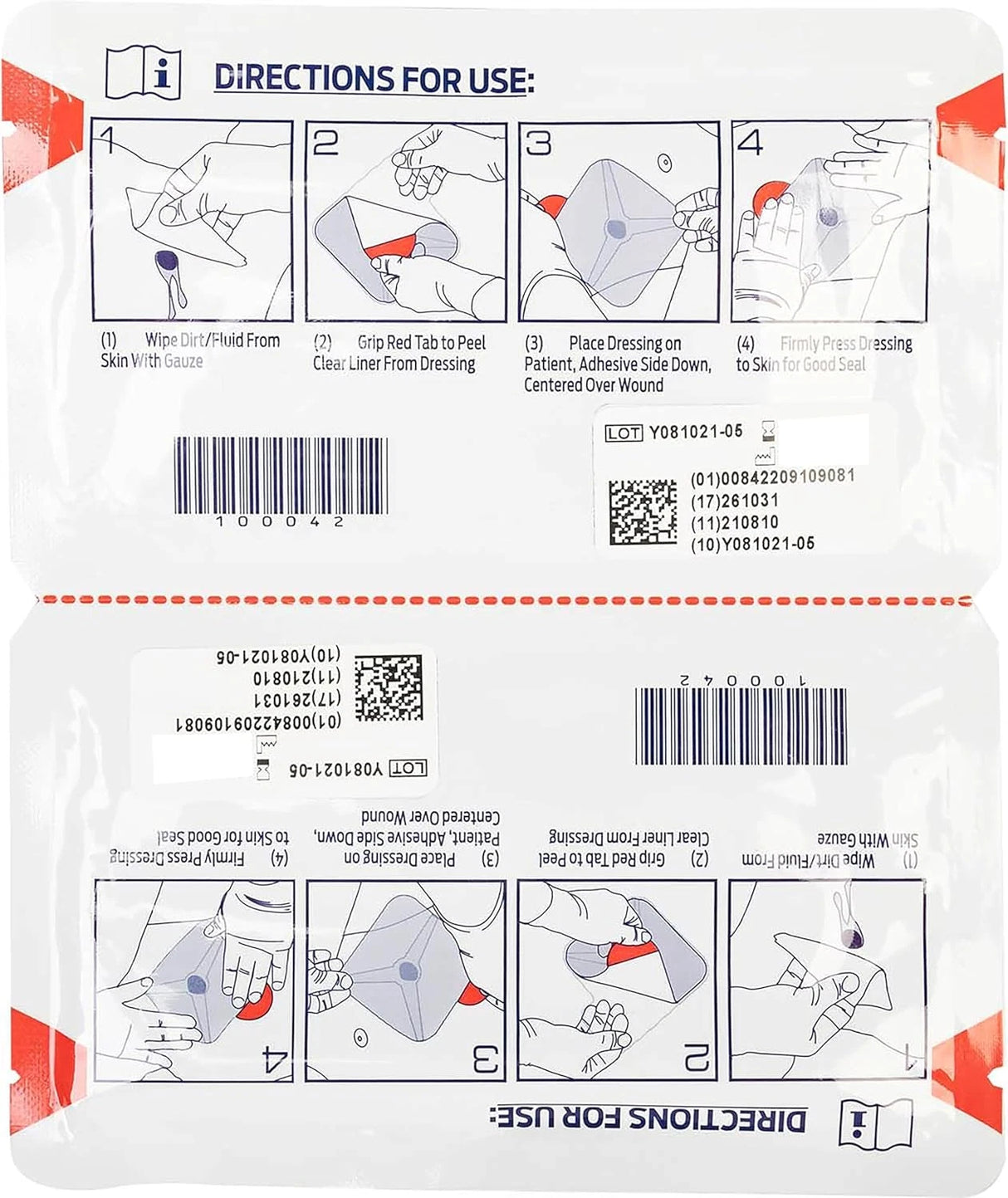 HyFin Vent Compact Chest Seal - TWIN PACK