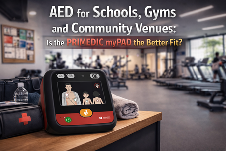 AED for Schools, Gyms and Community Venues: Is the PRIMEDIC myPAD the Better Fit?