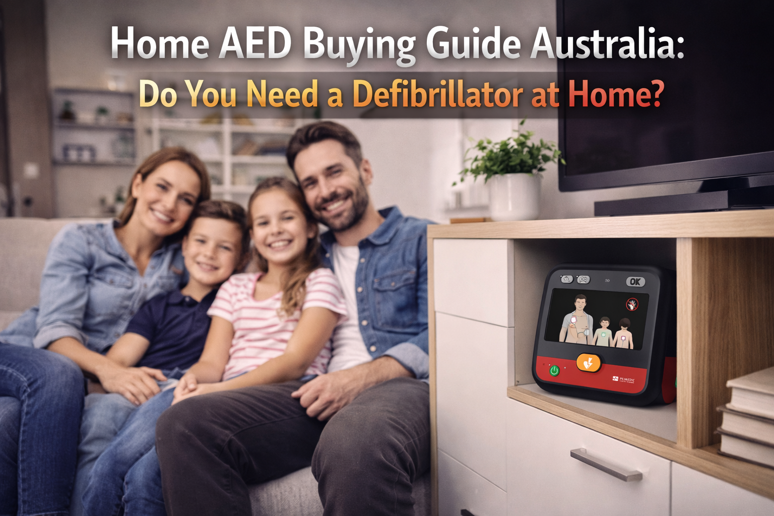 Home AED Buying Guide Australia: Do You Need a Defibrillator at Home?