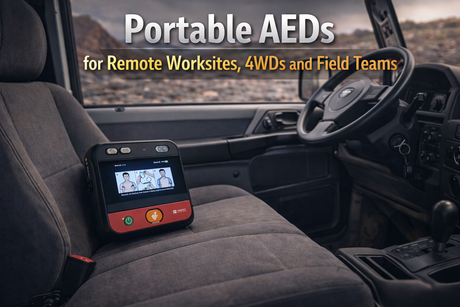 Portable AEDs for Remote Worksites, 4WDs and Field Teams: Why the PRIMEDIC myPAD Fits