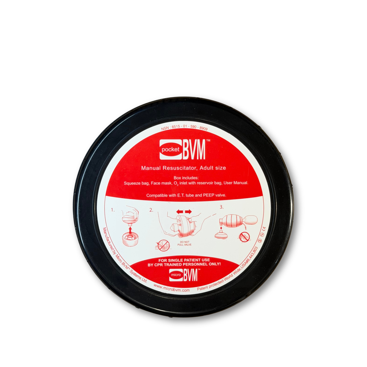 Pocket BVM: Compact Bag Valve Mask | MyMedEquip