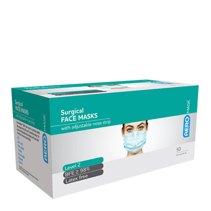 AEROMASK Level 2 Surgical Mask Box/50
