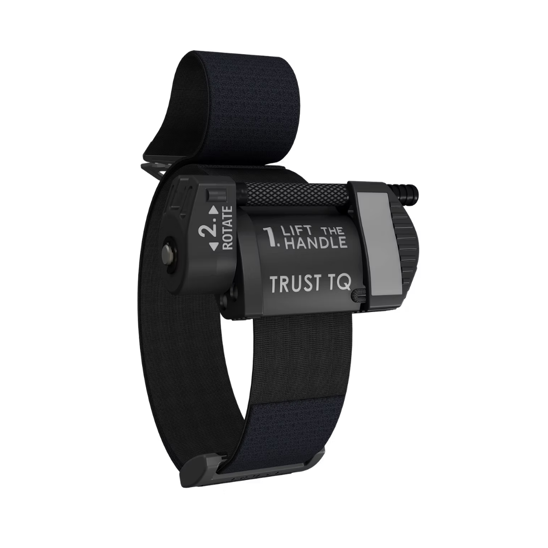 TRUST® Tactical Rapid Use Tourniquet (Gen 2) — Double Ratchet Hemorrhage Control