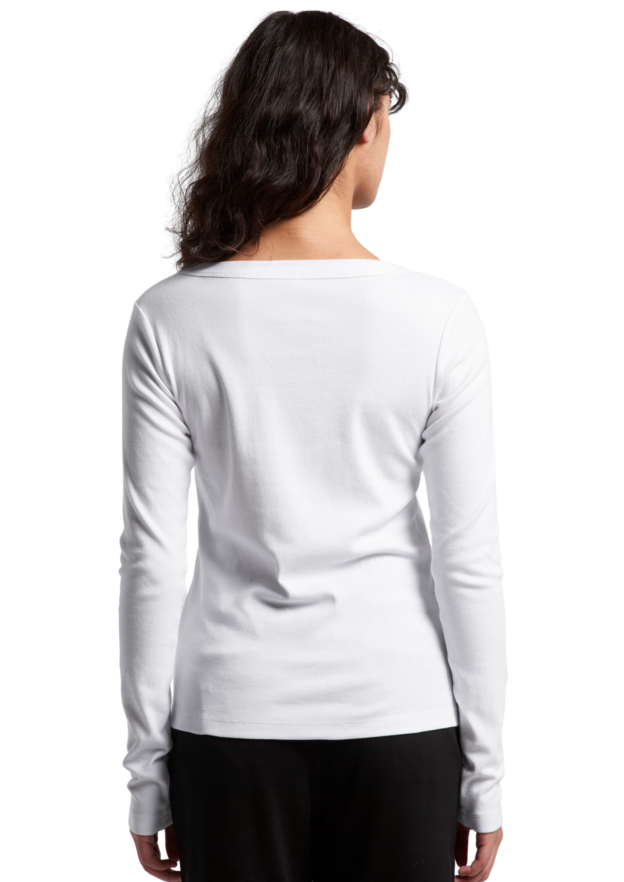 MyMedEquip Women's LS Slim-fit 100% Organic Cotton UnderScrubs Tee