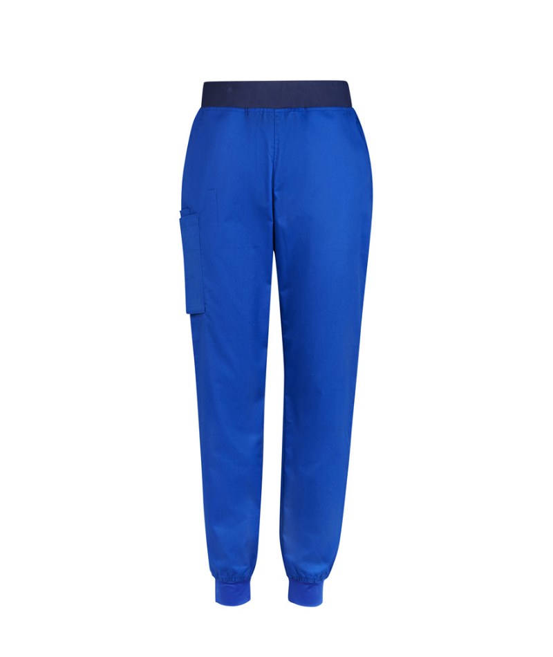 Womens Riley Slim Leg Jogger Scrub Pant - Electric Blue