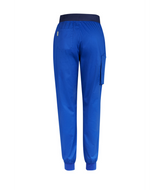 Womens Riley Slim Leg Jogger Scrub Pant - Electric Blue