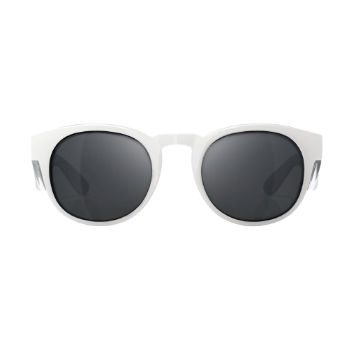 SAFESTYLE 'CRUISERS' RETRO WHITE FRAME / POLARISED LENS