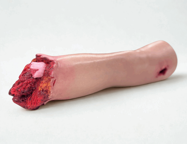 Tourn-IQ tourniquet trainer full silicone leg simulator with wound site