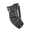XShear Holster for 6" Mini Trauma Shears in black moulded ABS, front view