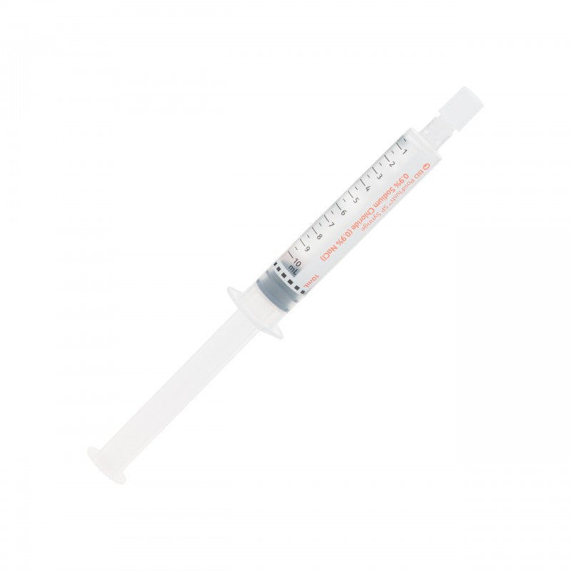 BD PosiFlush SP Prefilled Saline Syringe 10mL 0.9% Sodium Chloride – Box of 30