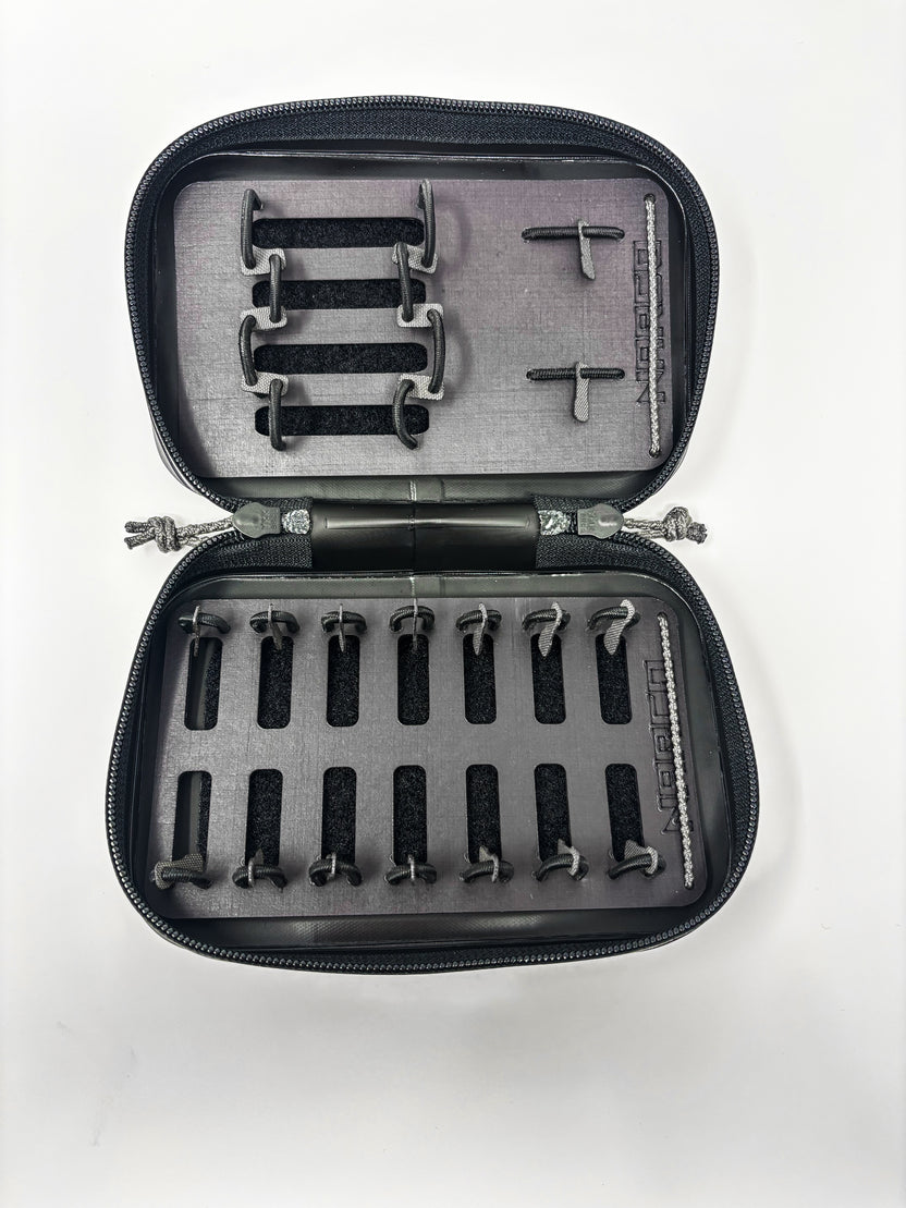 NARCO Pouch rear panel with laser-cut MOLLE attachment webbing