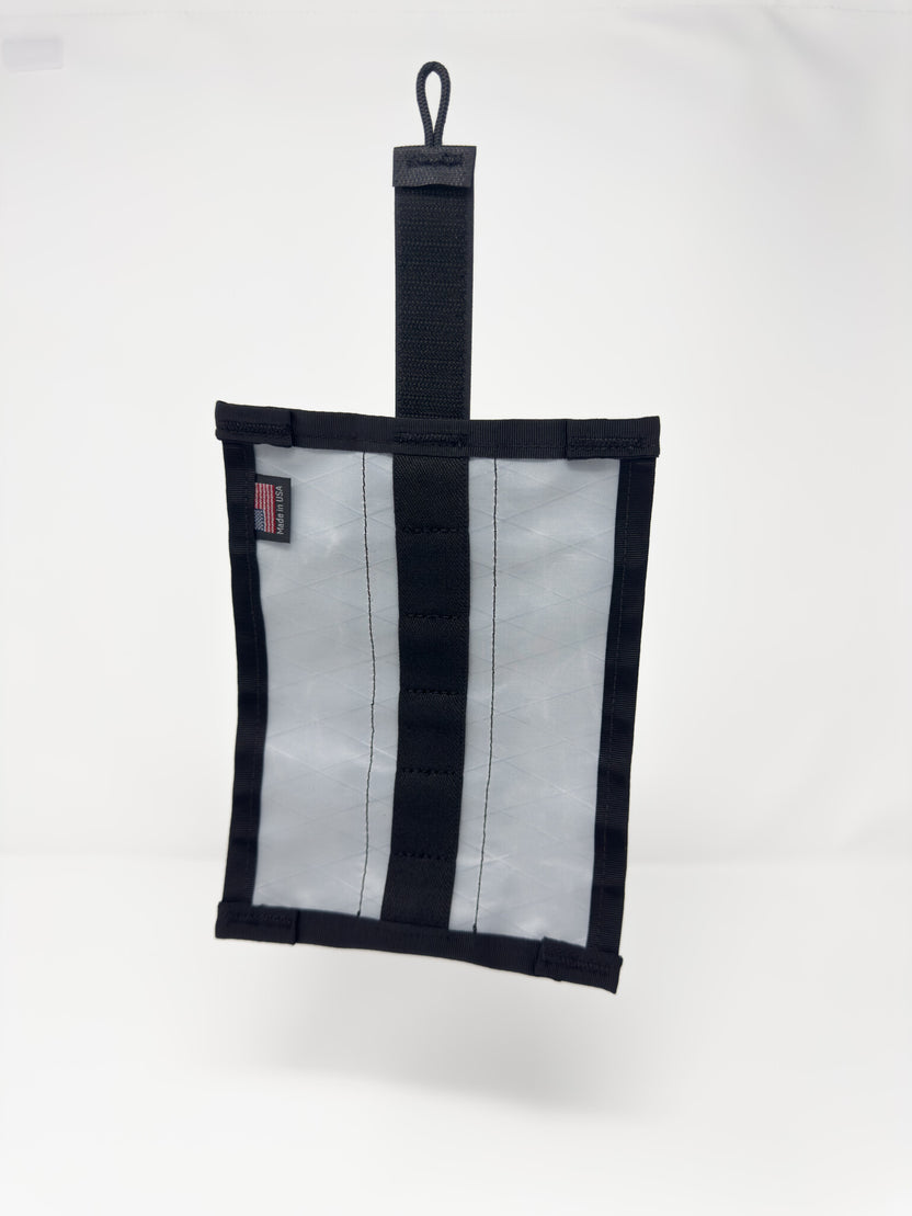 Close-up of MED Roll Velcro closure and rugged fabric construction.