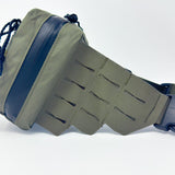 Medical Fanny Pack side profile showing MOLLE wings and waist strap