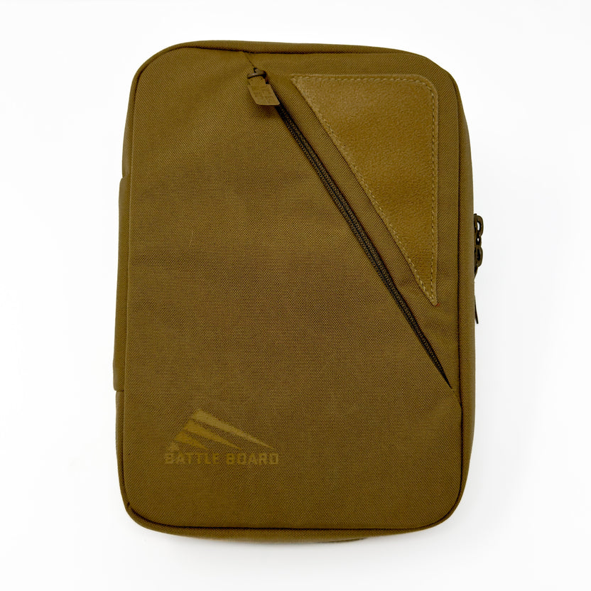 REX Modular Medicine Case showing clamshell zip and palm strap detail
