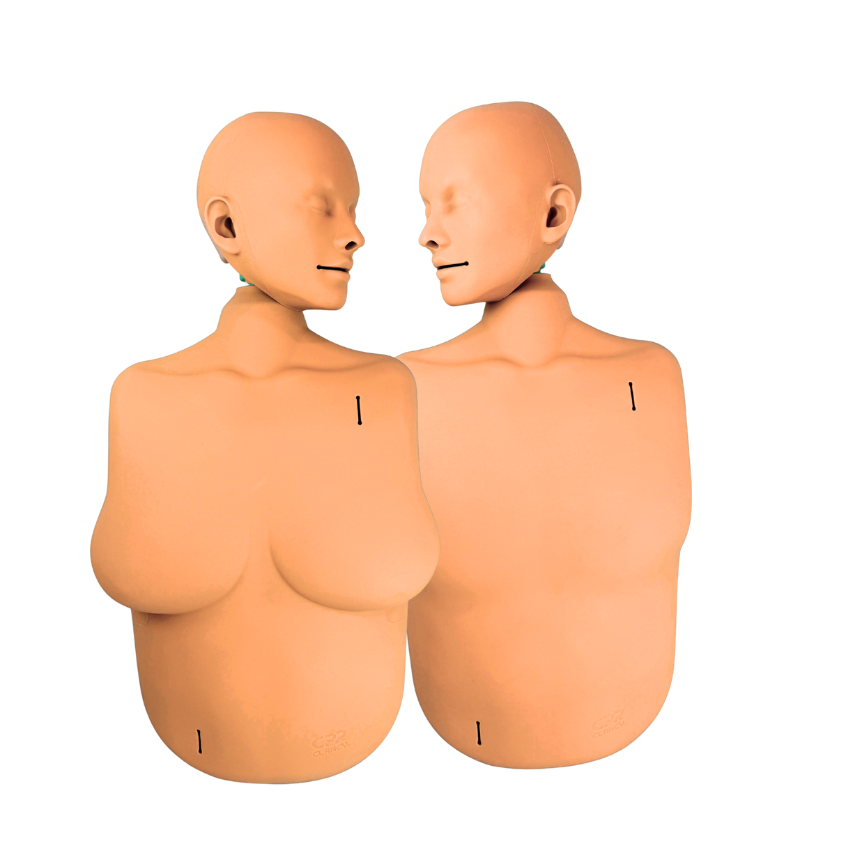 CPR Clancy — Interactive CPR & First-Aid Training Manikin with Patented Head-Turn Mechanism