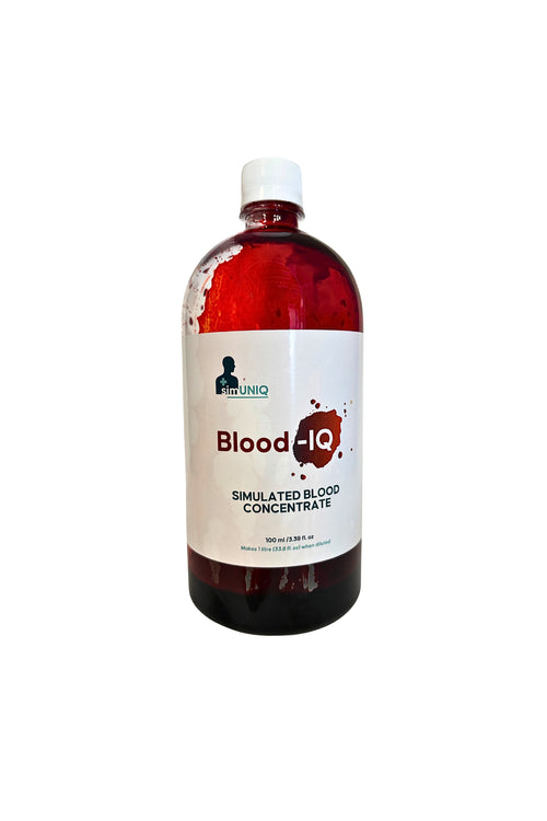 Blood-IQ Simulated Blood Concentrate – Realistic Training Blood for Trauma & Bleeding Control Simulation