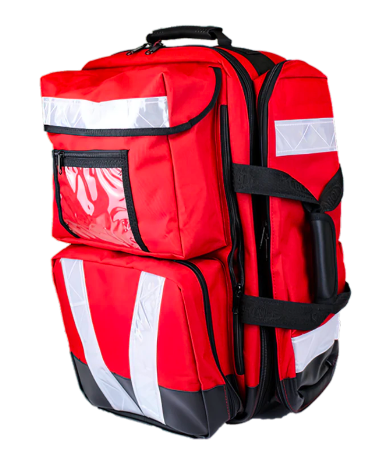 AEROBAG Red Trauma First Aid Backpack