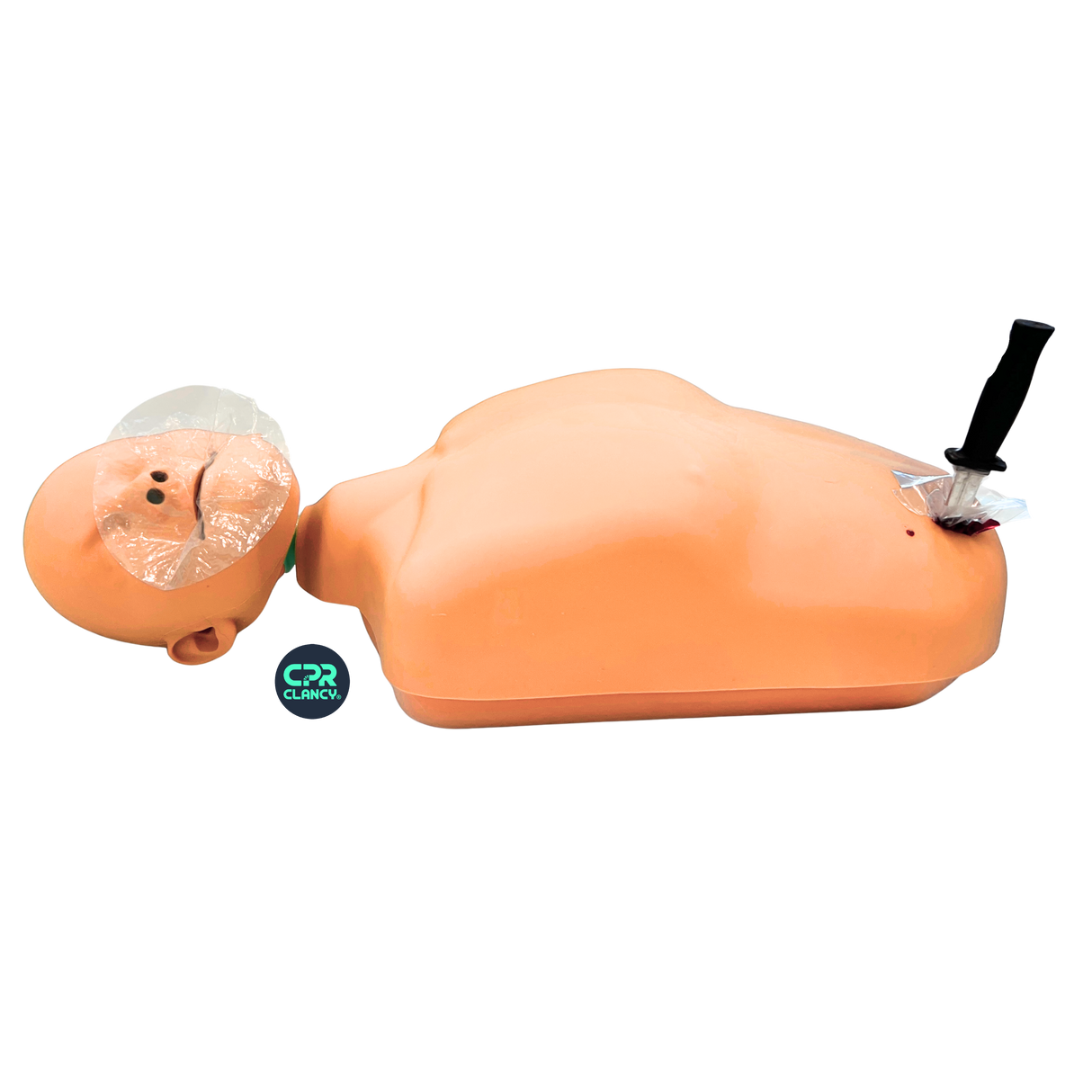 CPR Clancy — Interactive CPR & First-Aid Training Manikin with Patented Head-Turn Mechanism