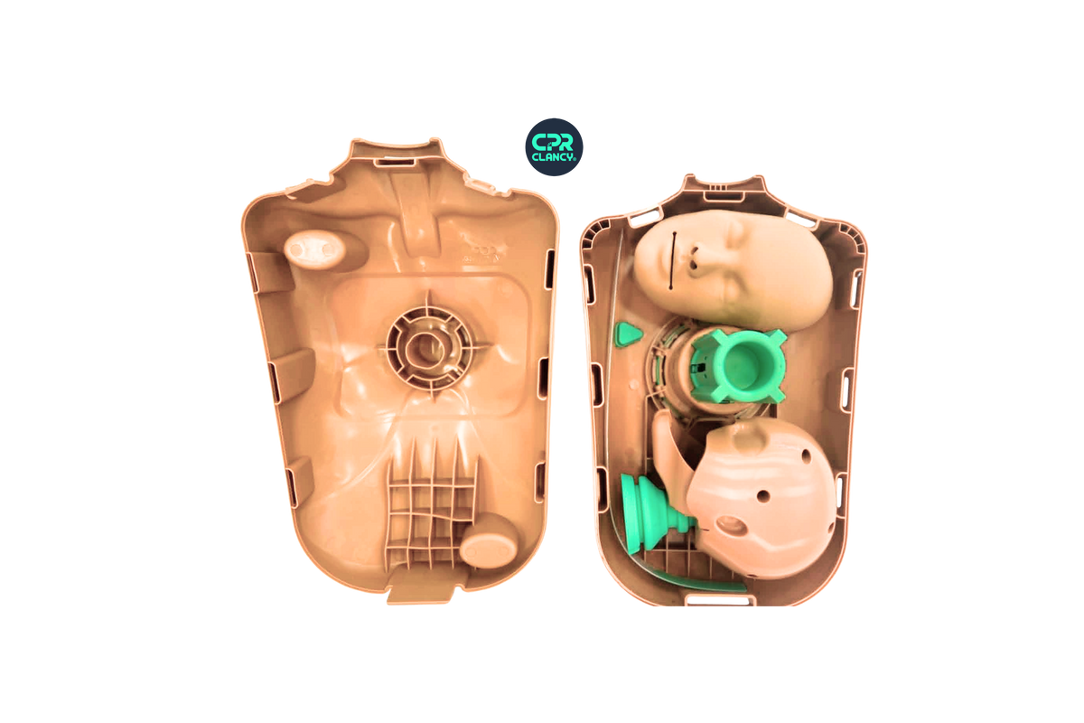 CPR Clancy — Interactive CPR & First-Aid Training Manikin with Patented Head-Turn Mechanism