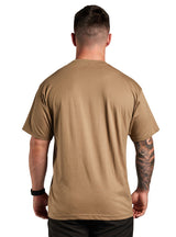 TacSource 100% Cotton Loose Fit Undergear Tee - 2 X Pack - Tan