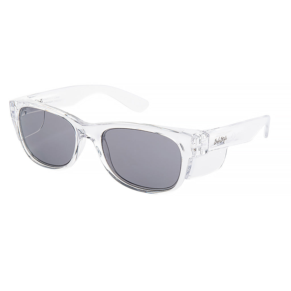 SAFESTYLE 'CLASSICS' CLEAR FRAME / POLARISED UV400 LENS