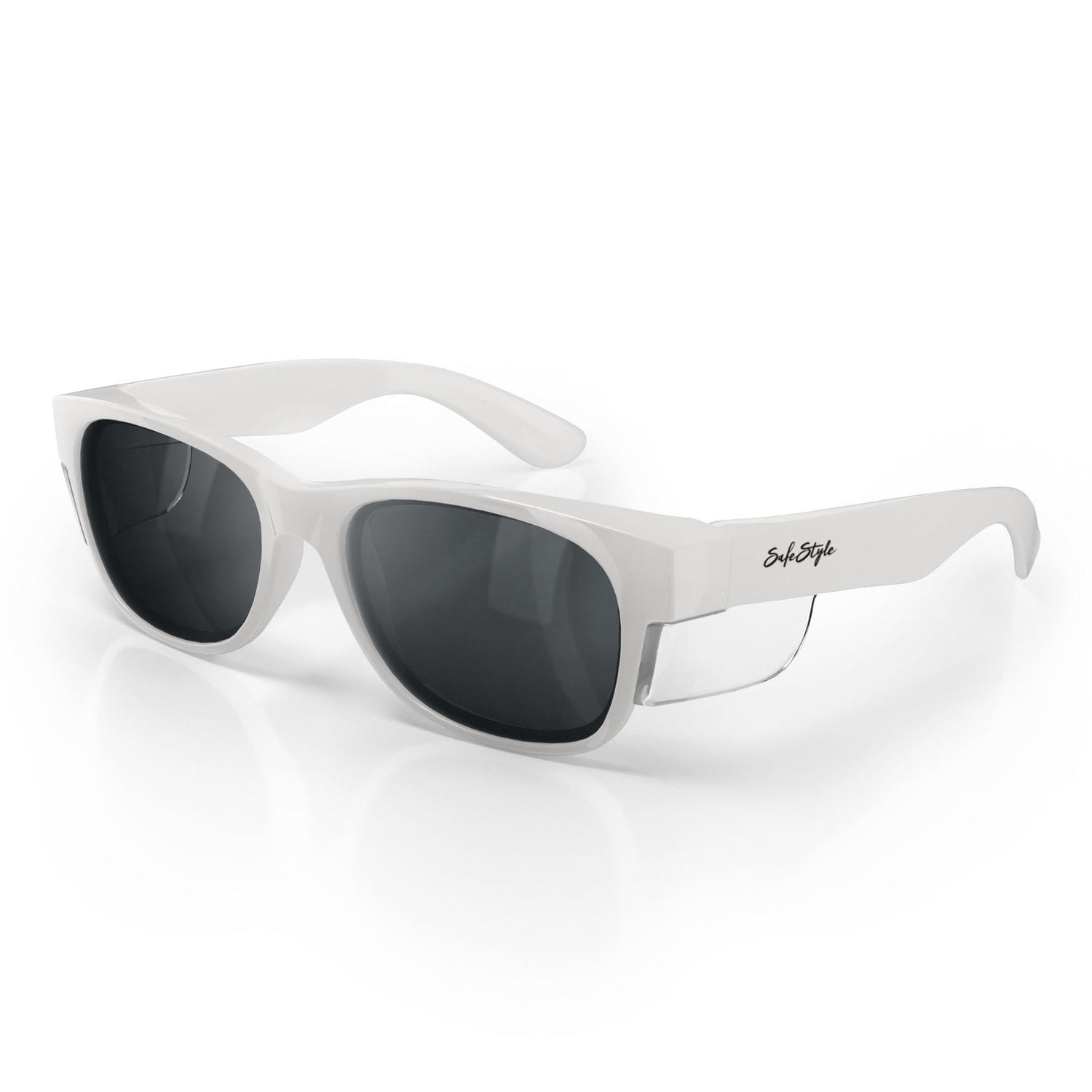 SAFESTYLE 'CLASSICS' RETRO WHITE FRAME / POLARISED LENS