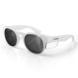 SAFESTYLE 'CRUISERS' RETRO WHITE FRAME / POLARISED LENS