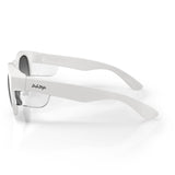 SAFESTYLE 'CRUISERS' RETRO WHITE FRAME / POLARISED LENS