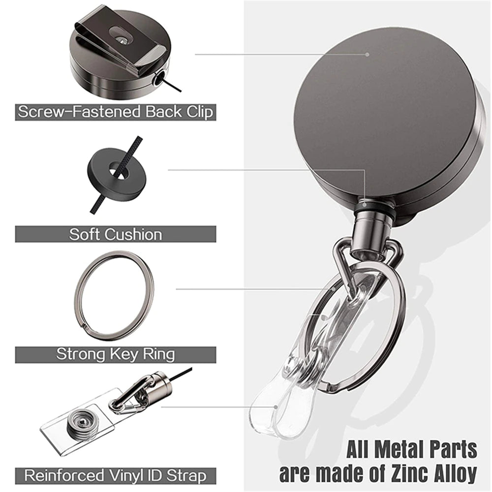 Heavy Duty Retractable ID Reel