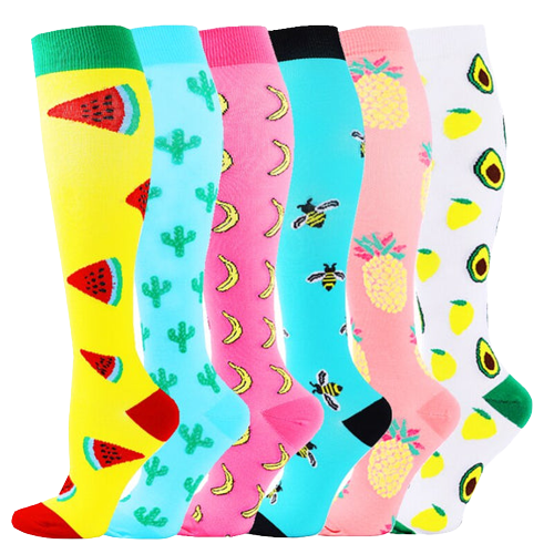 Funky Fruit Compression Socks