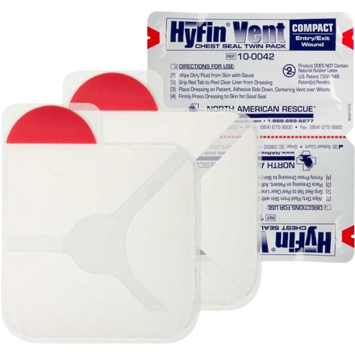 HyFin Vent Compact Chest Seal - TWIN PACK